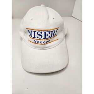 Misericordia University Soccer Hat Cap Strap‎ Back White College
